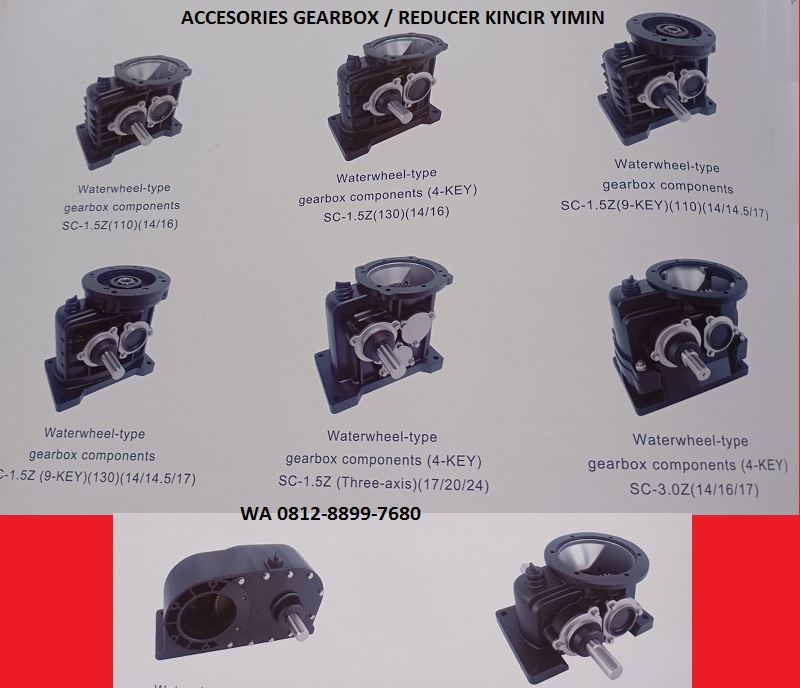 sparepart GEARBOX Kincir Yimin