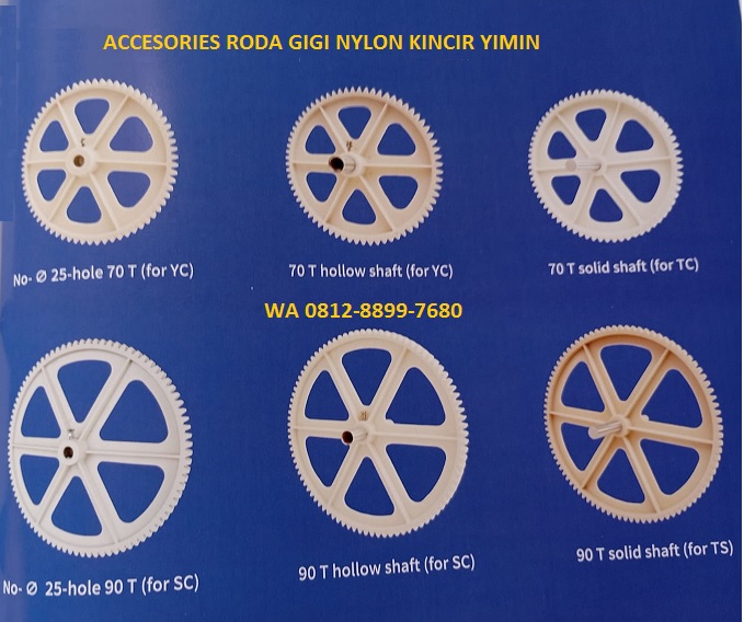 sparepart roda gigi Kincir Yimin